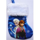 Frozen Anna & Elsa Mini Satin Christmas Stocking 